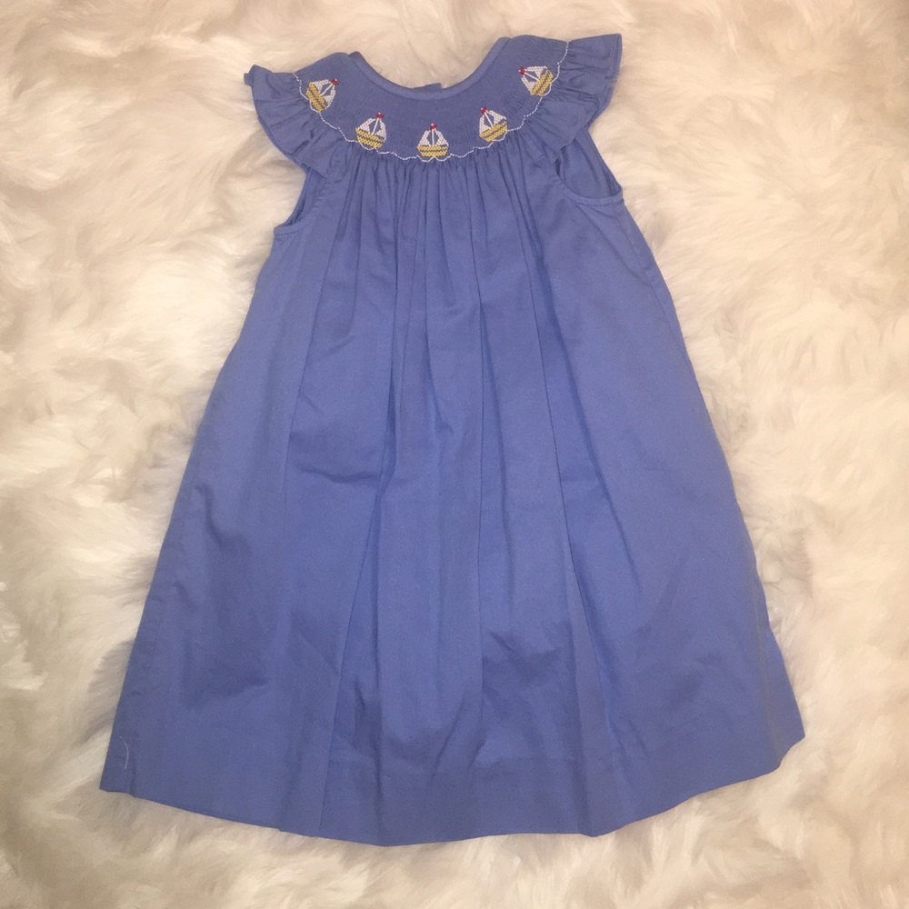 Vive La Fete blue sailboat dress